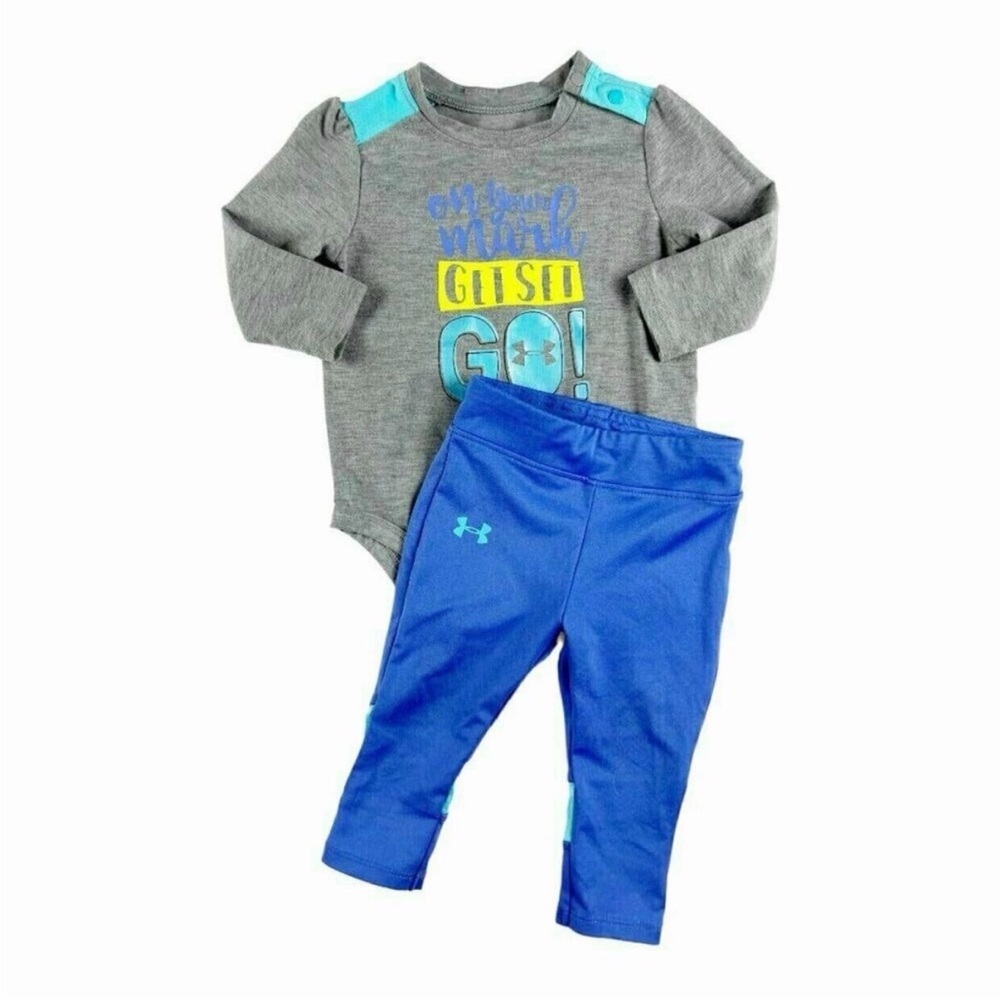 Under Armour toddler girls Matching Set 9-12m